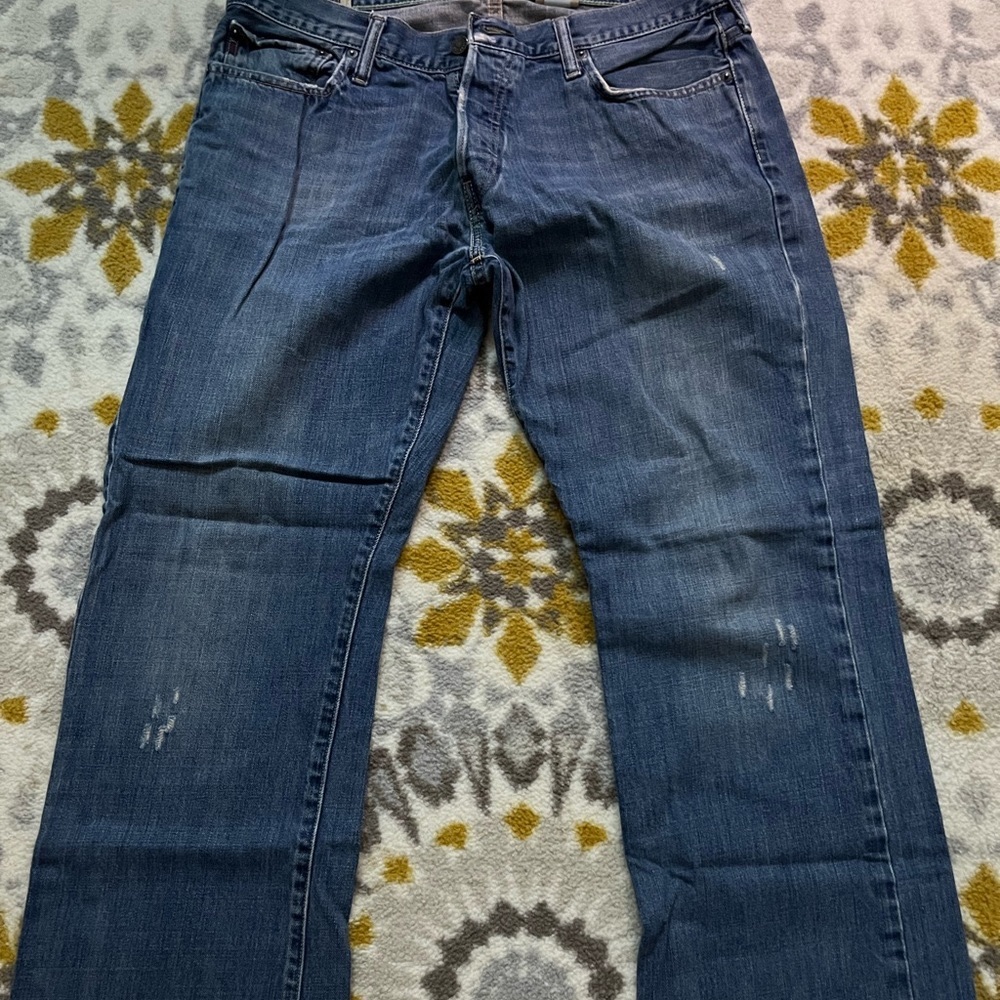 Men Abercrombie & Fitch low rise bootcut jeans